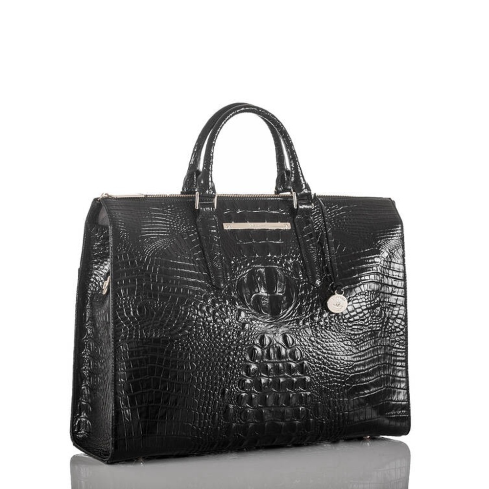 Brahmin Melbourne Croc Office Tote RRP$395